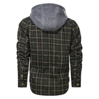 Men Warm Jacket Fleece Thick Winter Detachable Hoodies Jackets - Carvan Mart