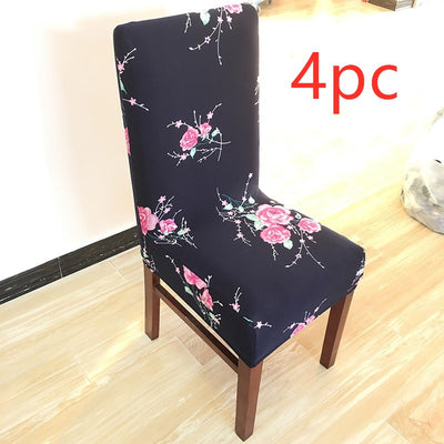 Stretch Elastic Chair Covers For Wedding Dining Room Office Banquet Housse De Chaise Chair Cover - Carvan Mart