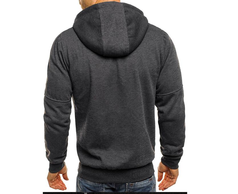 Warm Men's Hooded Jacket Comfortable Cotton Hoodies - - Men's Hoodies & Sweatshirts - Carvan Mart