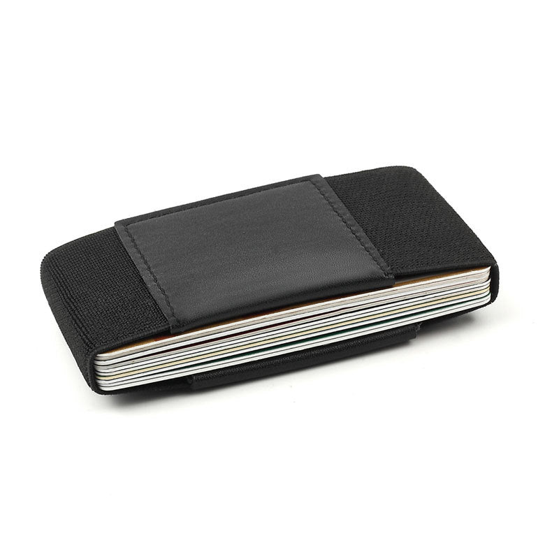 Minimalist Ultra-thin Wallet Credit Card Case Elastic Band - Carvan Mart