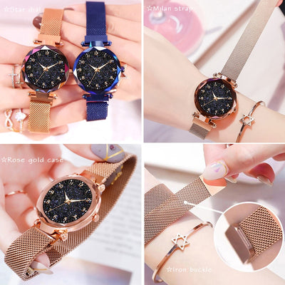 Time simple leisure atmosphere student star watch - - Women's Watches - Carvan Mart