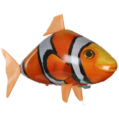 Flying Shark Remote Control Shark Toy Air Swimming Fish Infrared Flying RC - Clown fish - Gift - Carvan Mart