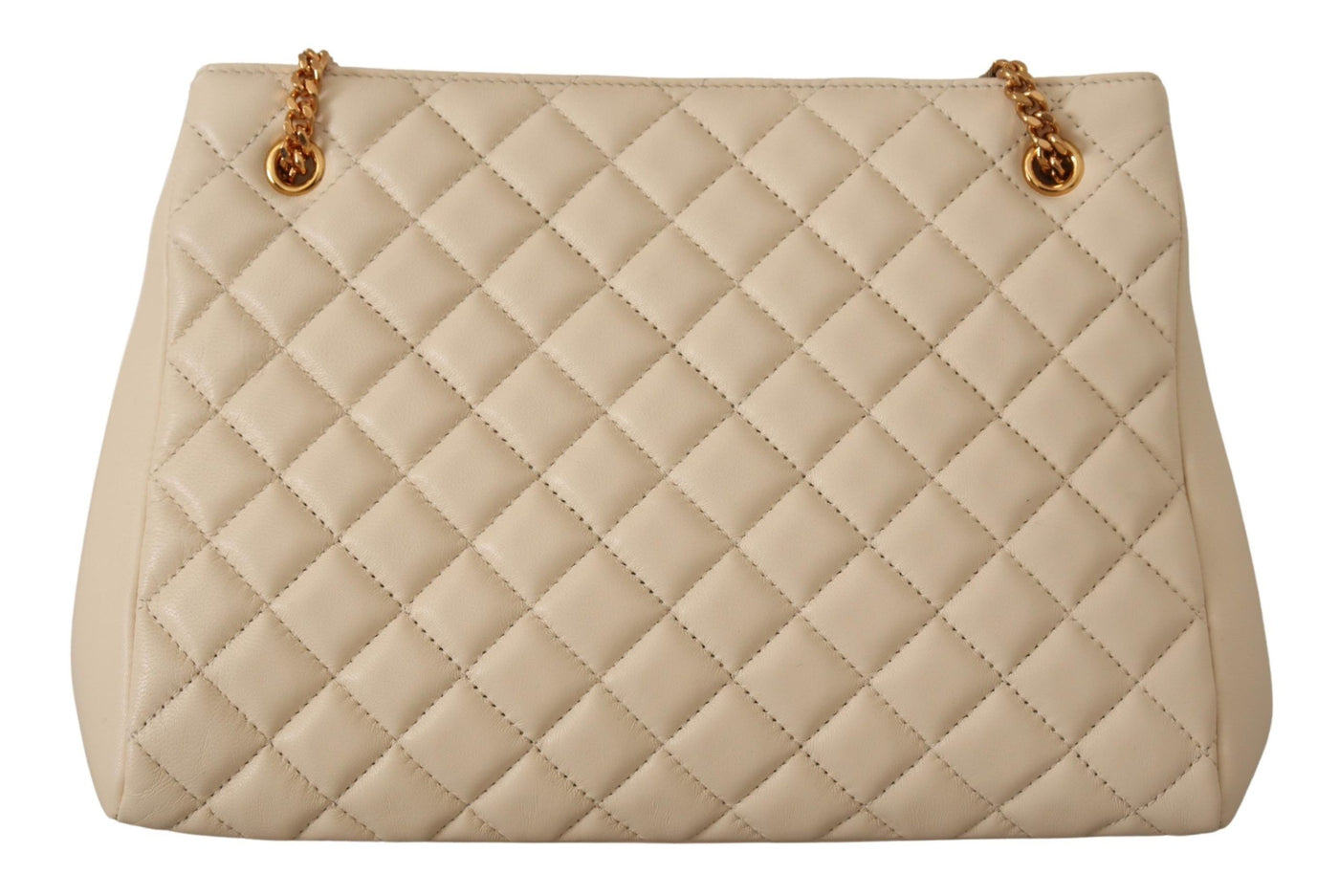 Versace Elegant Quilted Nappa Leather Tote - - - Versace