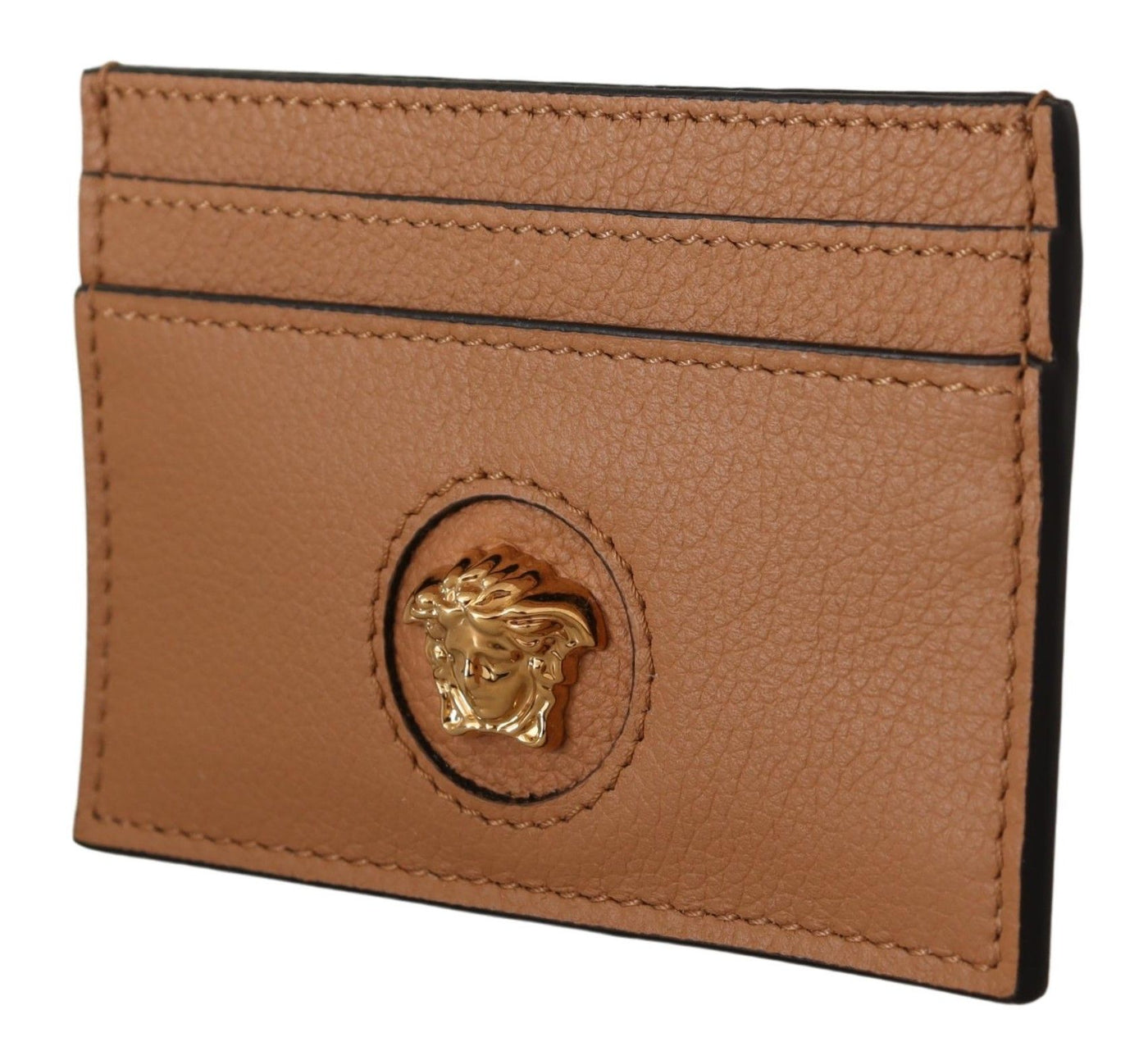 Versace Elegant Medusa Calf Leather Card Holder - - - Versace