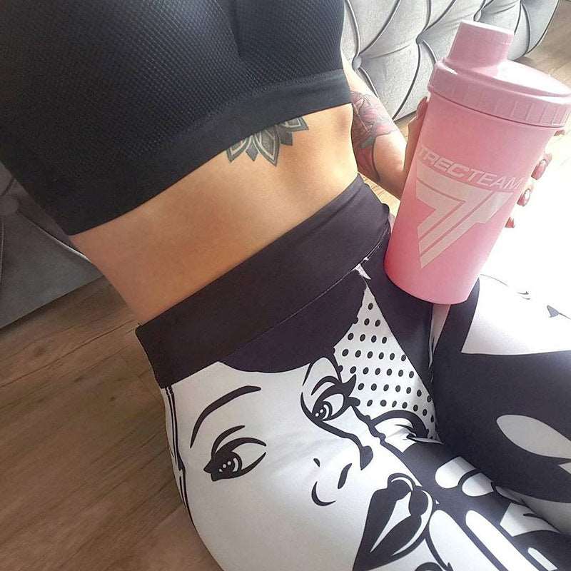 Beauty Printed Yoga leggings - Carvan Mart