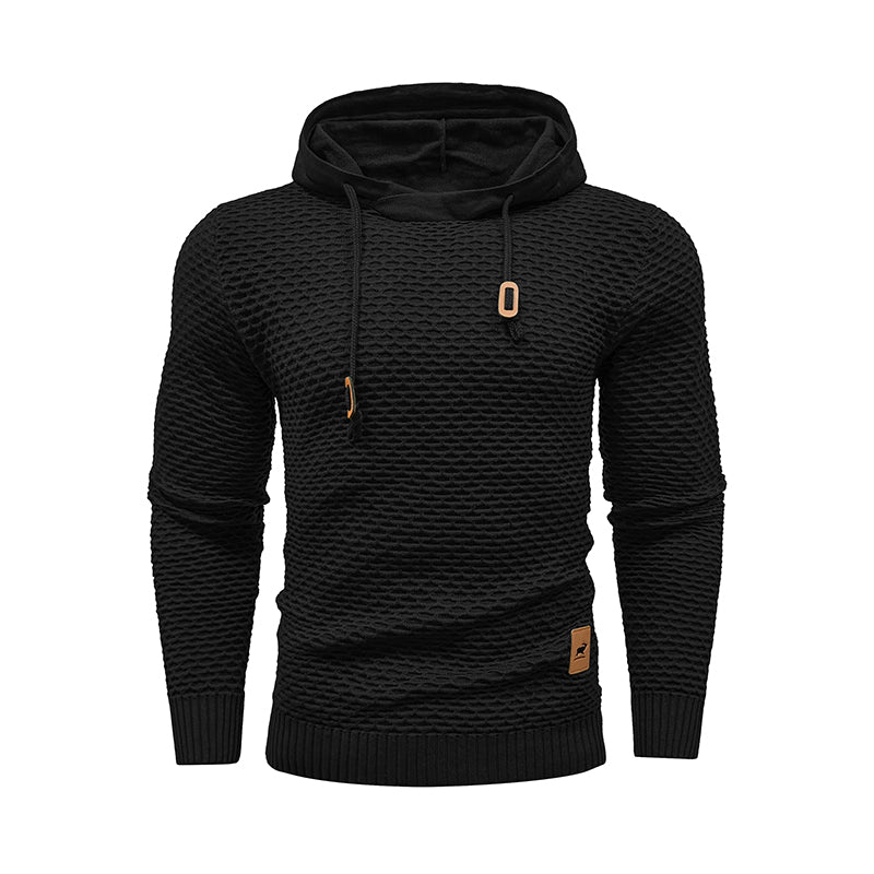 Men's Outdoor Sports Hoodies Solid Color Casual Hoodies - Carvan Mart