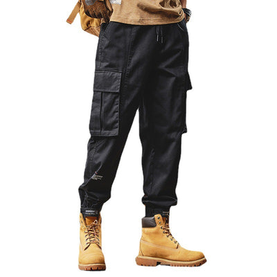 Men's Heavy Duty Loose Fit Cargo Pants - Durable and Comfortable Overalls with Multiple Pockets - Carvan Mart
