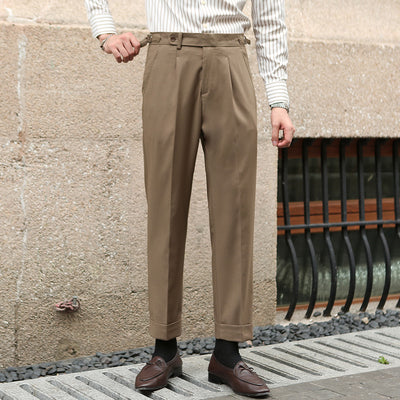 Men's Retro Straight-Leg Pants - Classic and Comfortable Trousers - Carvan Mart