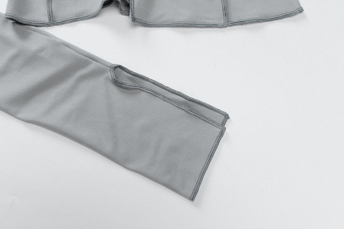 Cutout Long Sleeve Reversible T-Shirt - Carvan Mart