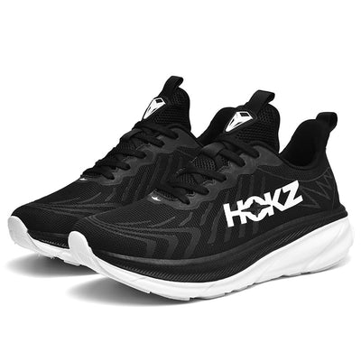 Carvan Hokz Bondi 18 Couple Shock-absorbing Sports Tide Running Shoes - Black And White - Men's Sneakers - Carvan Mart