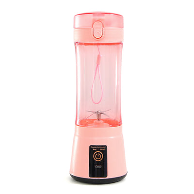 Portable Blender Portable Fruit Electric Juicing Cup Kitchen Gadgets - Pink USB - Compact Blenders - Carvan Mart