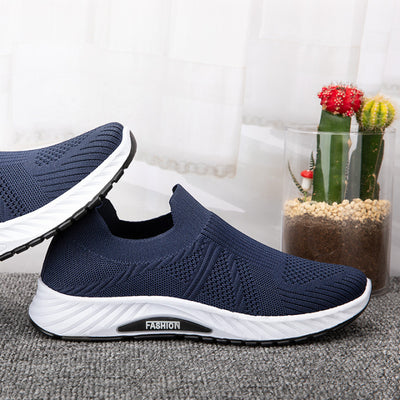 Mesh Breathable Fly Knit Sneaker Soft Sole - Carvan Mart