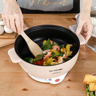 Stainless Steel Electric Cooker Non-stick Double Handle - Carvan Mart