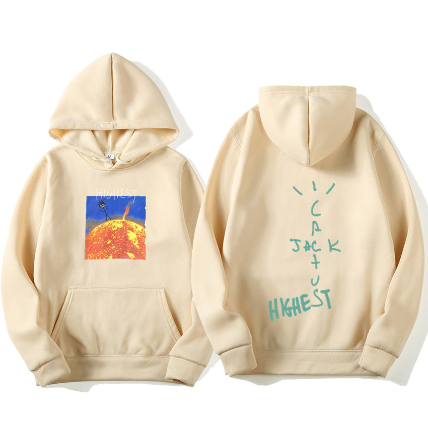 Hoodie print hoodie - Carvan Mart