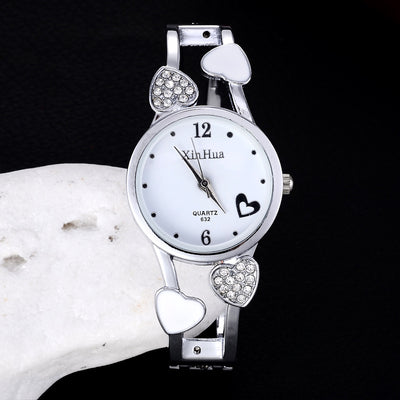 Women's watches set diamond British watches - White - Women's Watches - Carvan Mart