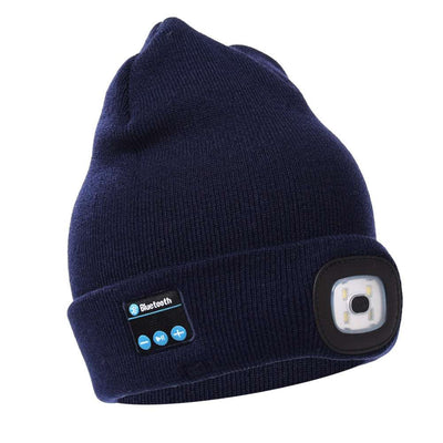 Bluetooth LED Hat Wireless Smart Headset Headphone - Tibetan blue - Women's Hats & Caps - Carvan Mart