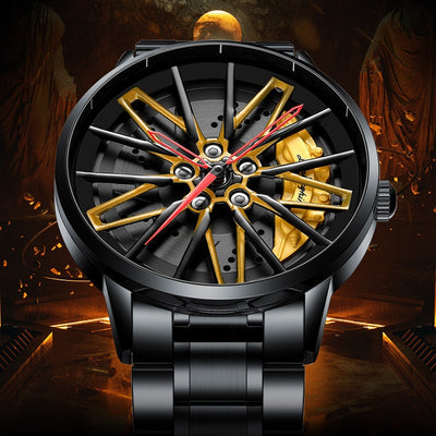 Rotating Wheel Watch Three-Dimensional Hollow - - Men's Watches - Carvan Mart