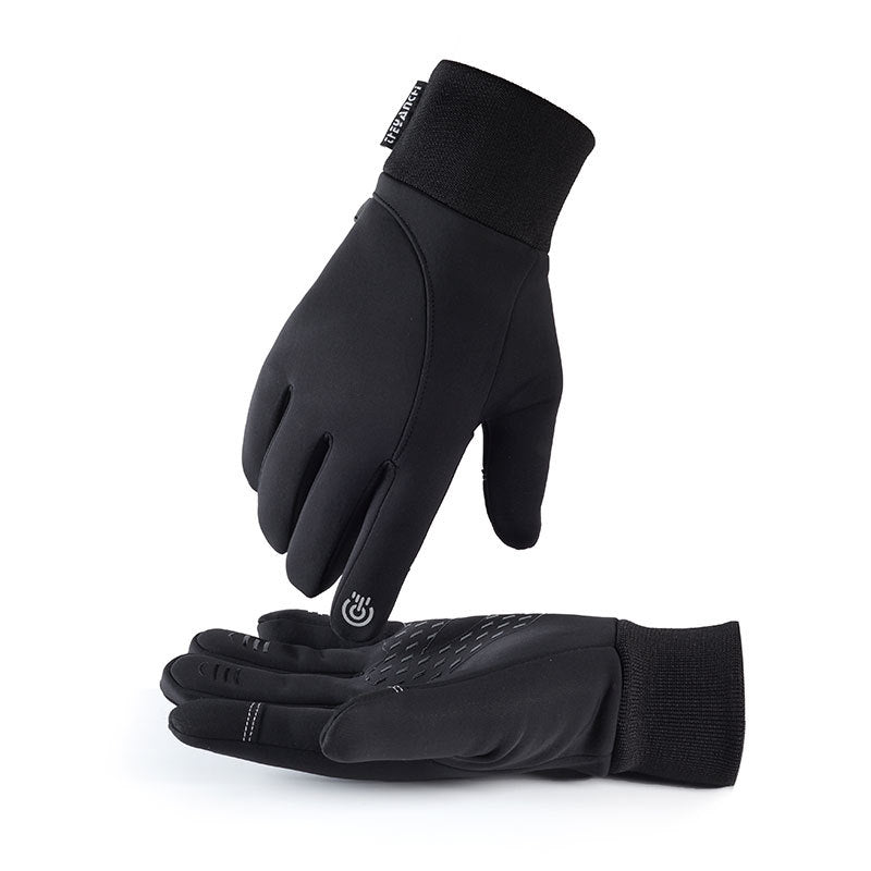 Cycling Gloves Autumn And Winter Outdoor Sports Waterproof Touch Screen - - Men's Gloves - Carvan Mart