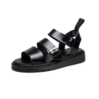 CARVAN GRYPHON PISA Leather Platform Sandals - Stylish & Comfortable - Carvan Mart