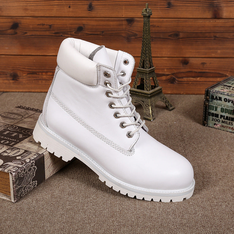 Men's Fashionable Warm High-top Boots - Carvan Mart