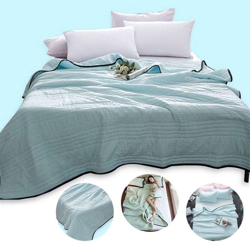 Cooling Quilt Blankets Plain Summer Compressible Air-conditioning Quilt - - Bedding Sets - Carvan Mart