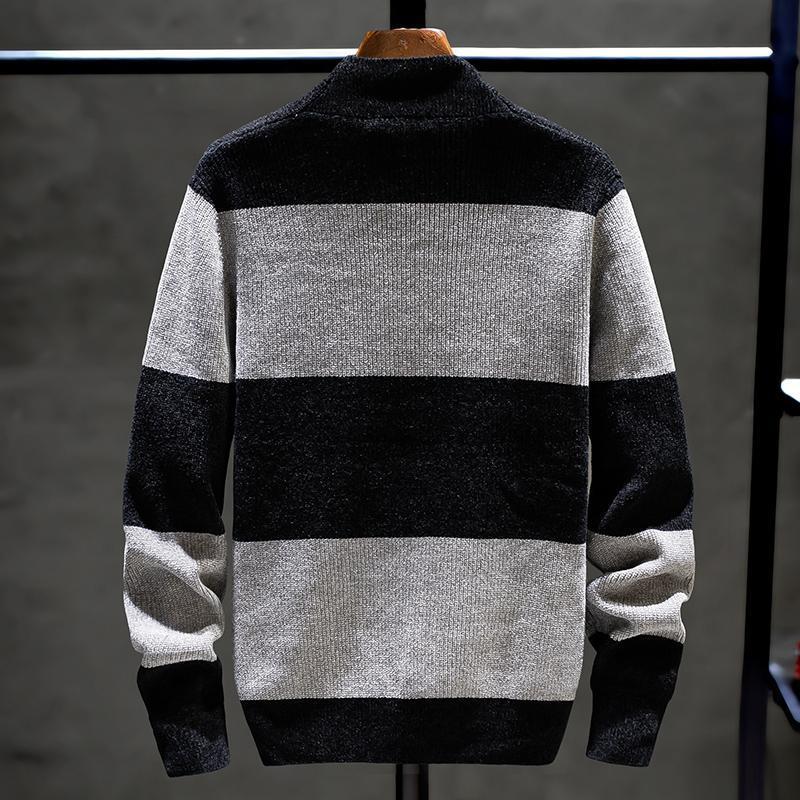 Sweater For Men Korean Thick Knitted Coat For Men - Carvan Mart