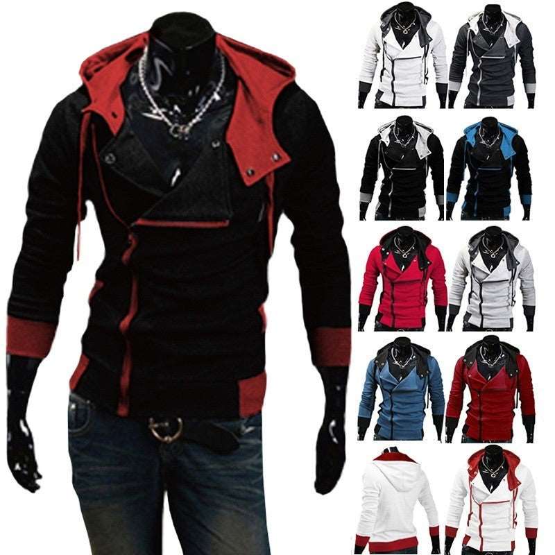 Athletic Hooded Jacket Men's Assassin's Creed Hoodie - - Men's Hoodies & Sweatshirts - Carvan Mart