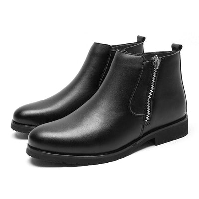 leather formal shoes for men big size shoes men fas - - Men's Boots - Carvan Mart