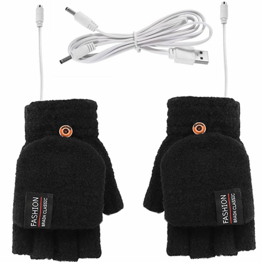 USB Double-sided Electrically Heated Gloves - Carvan Mart