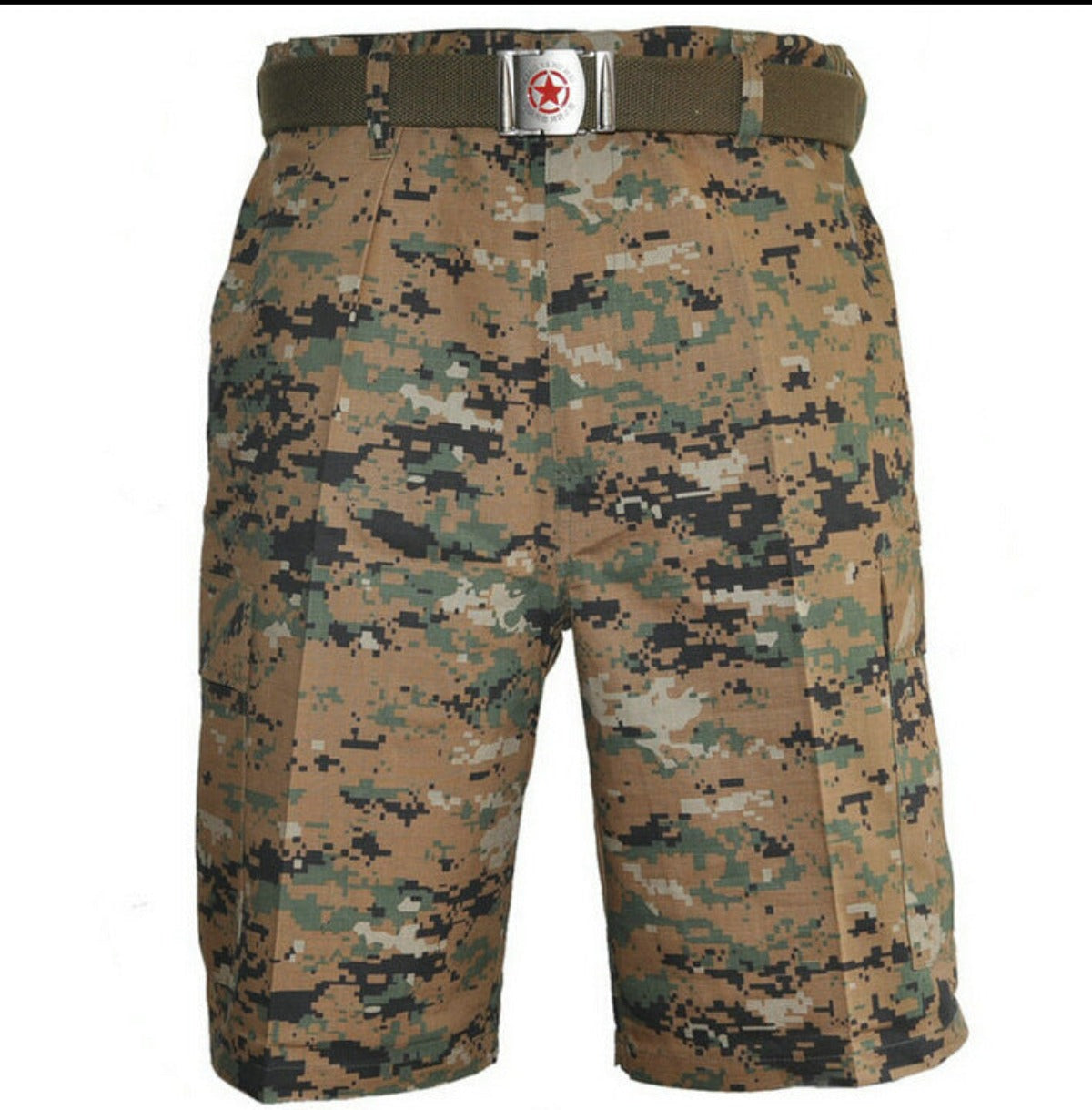 Camouflage Tactical Shorts Mens Multi-Pocket Cargo Shorts - Carvan Mart