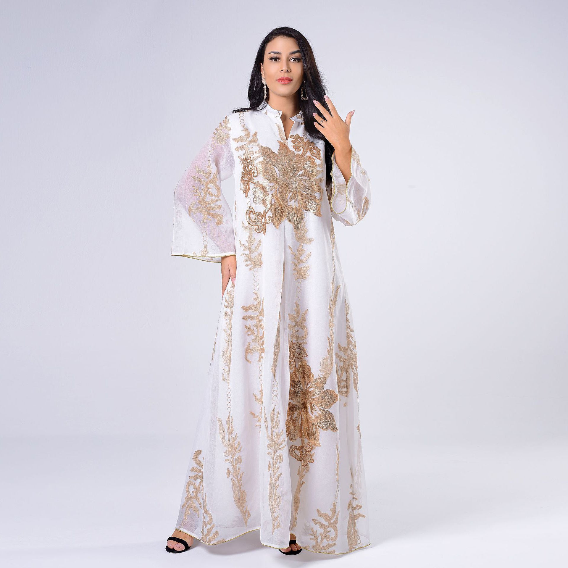 Middle East Fired Sequins Dress Light Luxury Celebrity Party Dress - Carvan Mart Ltd