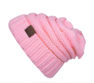 CC Beanies Winter Hats - Pink - Women's Hats & Caps - Carvan Mart