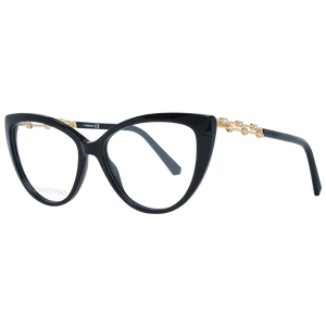 Swarovski Elegant Black Cat Eye Designer Eyeglasses - Black - - Swarovski