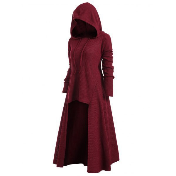 Hooded Women's Casual Solid Color Coat - Carvan Mart Ltd