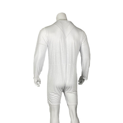 Pure Color Tight Jumpsuit New Homewear - - Men Suits & Sets - Carvan Mart