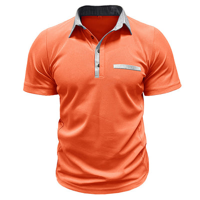 Men's Casual Short Sleeve Polo Shirt - Stylish & Comfortable Summer Wear - - Men's Shirts - Carvan Mart