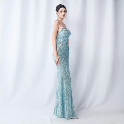 Gorgeous Prom Dresses Sequin Mermaid with Sweetheart Neckline and High Slit - Perfect for Formal Occasions