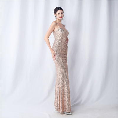 Gorgeous Prom Dresses Sequin Mermaid with Sweetheart Neckline and High Slit - Perfect for Formal Occasions - Carvan Mart