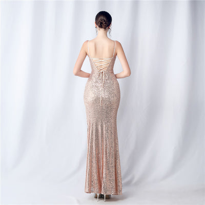 Gorgeous Prom Dresses Sequin Mermaid with Sweetheart Neckline and High Slit - Perfect for Formal Occasions - Carvan Mart