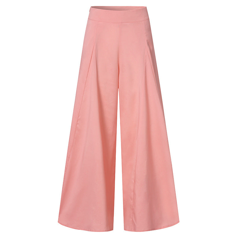 Elegant Women's Wide-leg Thin Casual Palazzo Pants - Carvan Mart