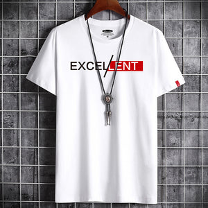 Cotton Summer Men's Short-sleeved T-shirt Bottoming Shirt Top Clothes For Men - Carvan Mart