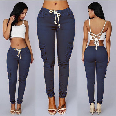 Women's Multi-bag Casual Pants - Carvan Mart