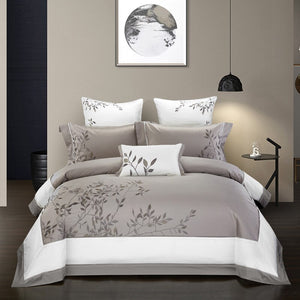 Four-piece cotton embroidery embroidery home textile - Whirling - Bedding Sets - Carvan Mart