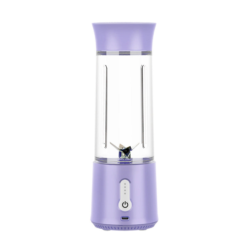 Small Juicing Cup Mini Fruit Juicer Electric Blender - Light purple USB - Compact Blenders - Carvan Mart