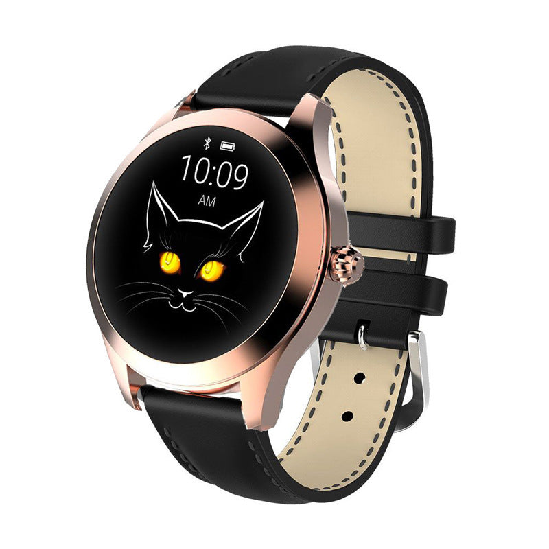 Heart Rate Monitoring Sports Step Smart Bracelet - Black gold Belt - Women's Watches - Carvan Mart