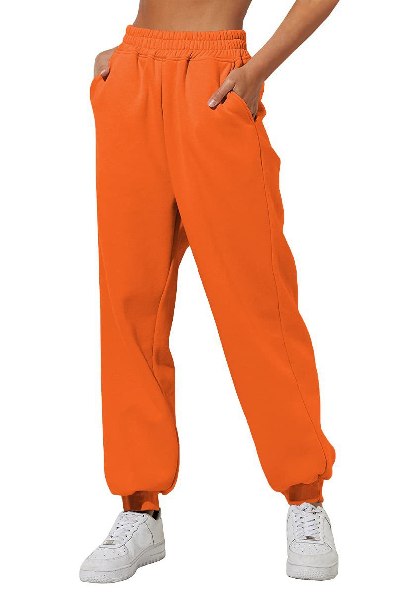 Women's Jogger Sweatpants - High-Waisted Drawstring Lounge Pants with Pockets - Carvan Mart