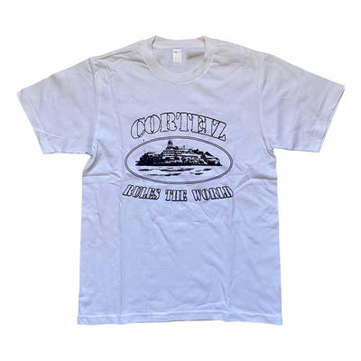 Round Neck Cotton Half Sleeve T-shirt - White - Men's Shirts - Carvan Mart