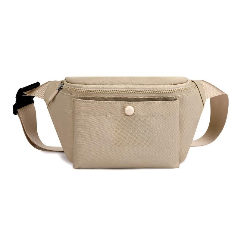 Trendy Chest Bag Women's Casual Fashion Simple Waist Bag Waterproof Cashier Mobile Phone Bag - Carvan Mart Ltd
