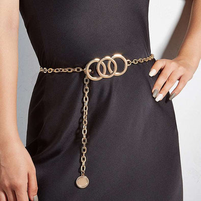 Atmospheric Metal Pendant Waist Chain Women Accessories - Carvan Mart