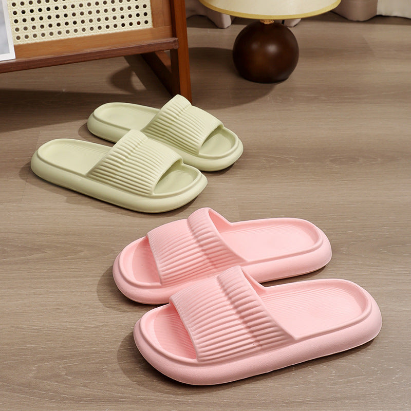 Home Slippers Women Men House Shoes Non-slip Bathroom Slippers - - Women's Slippers - Carvan Mart